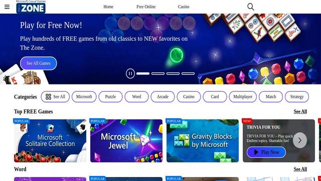 CasinoZone casino screenshot